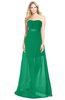 ColsBM Daleyza Pepper Green Classic A-line Sweetheart Zip up Chiffon30 Floor Length Bridesmaid Dresses