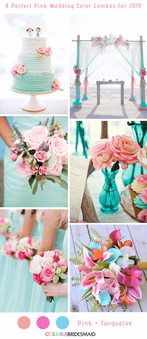 8 Perfect Pink Wedding Color Combos for 2019 - ColorsBridesmaid