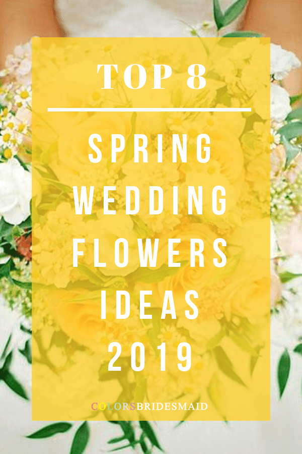 2019 spring wedding flowers ideas