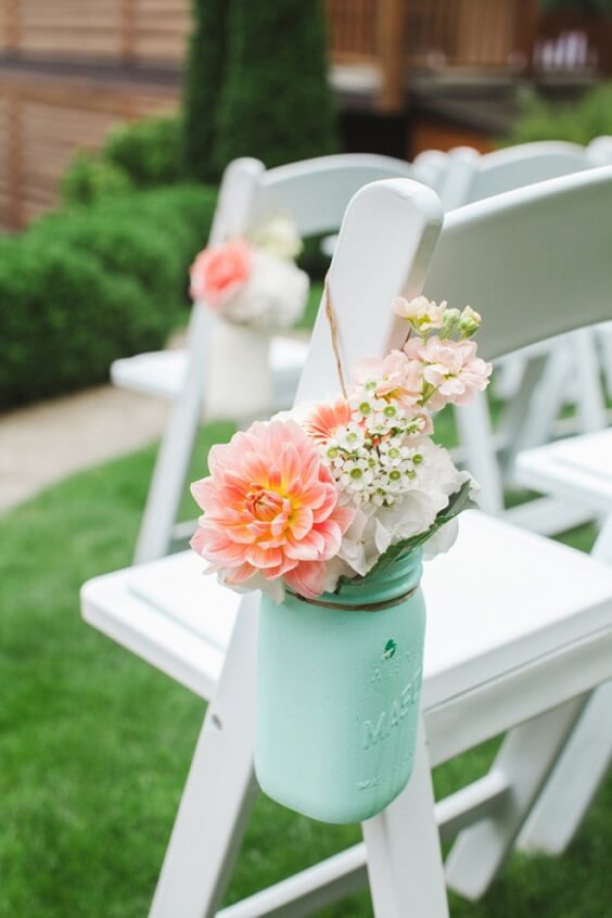 chairs and decorations for 2019 spring coral wedding