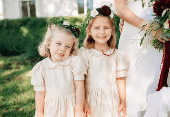 Navy suit for navy, burgundy and gold wedding