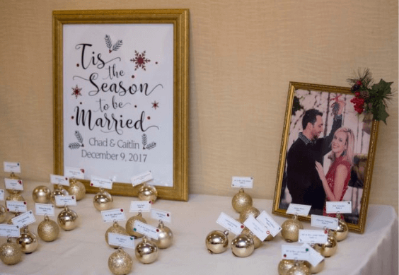 Wedding decorations for navy, burgundy and gold wedding