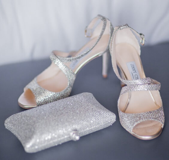 Wedding shoes for Pink and Gold Fall Wedding