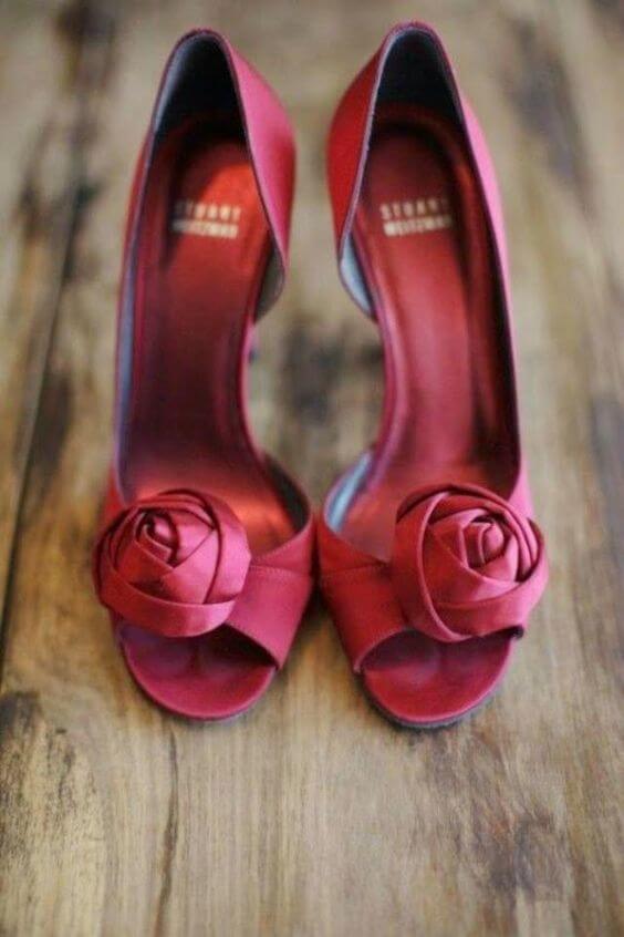 Wedding shoes for burgundy and Dusty Blue wedding