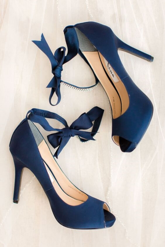 Wedding shoes for burgundy and Navy wedding