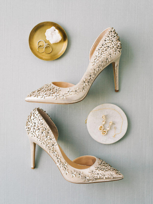 Wedding shoes for Teal October Wedding