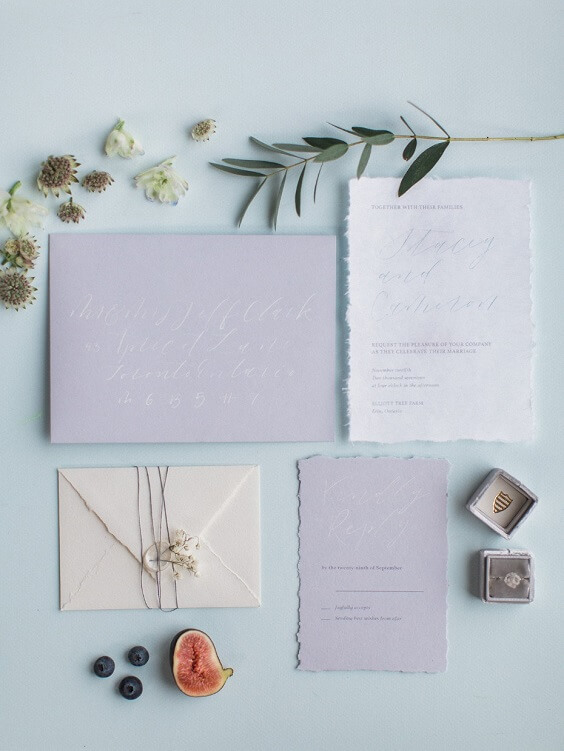 aqua invitations for summer blue wedding