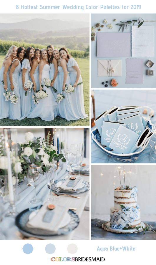 All 30 Blue Wedding Color Palettes Colorsbridesmaid