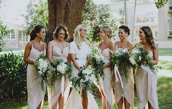 Wedding: Champagne Bridesmaid Dresses ...