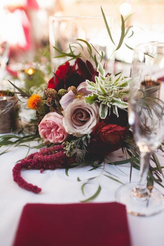 burgundy and blush centerpieces for september burgundy and blush wedding 2019