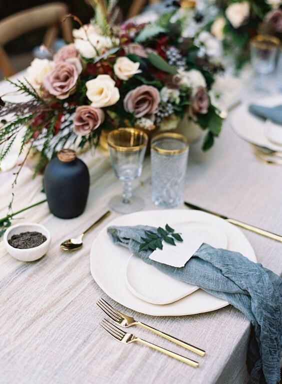 dusty blue and dusty rose table setting for september dusty blue and dusty rose wedding 2019