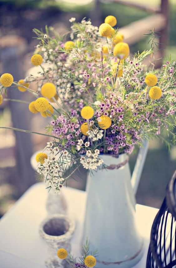 lemon yellow flowers for july lavender and lemon wedding 2019