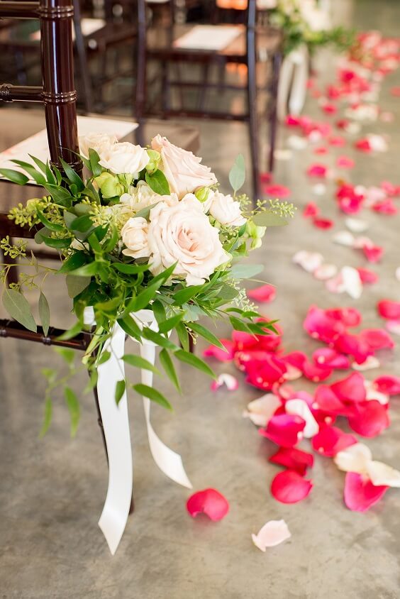 Wedding decorations for Hot Pink and Blush June Wedding