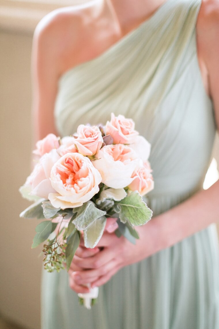 Sage Green Bridesmaid Dresses for Sage Green and Peach June Wedding