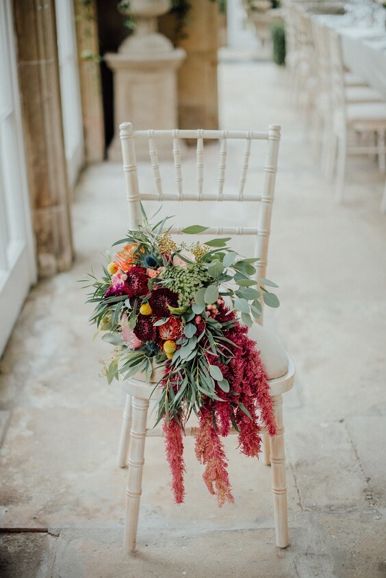 bouquet2 for november emerald green and burgundy wedding 2019