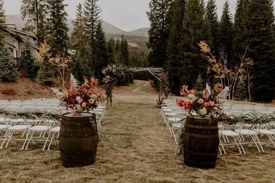 wedding venue for october white and burgundy wedding 2019