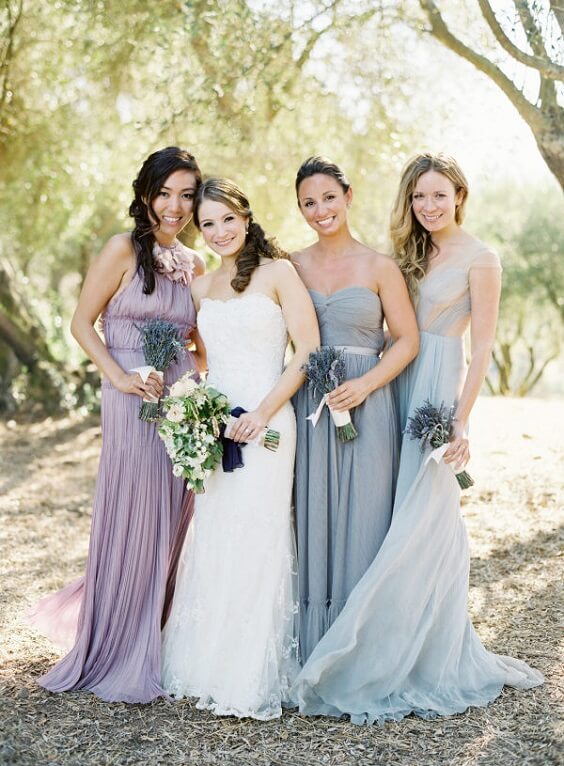 lavender and lilac bridesmaid dresses2 for spring wedding lavender and lilac 2020