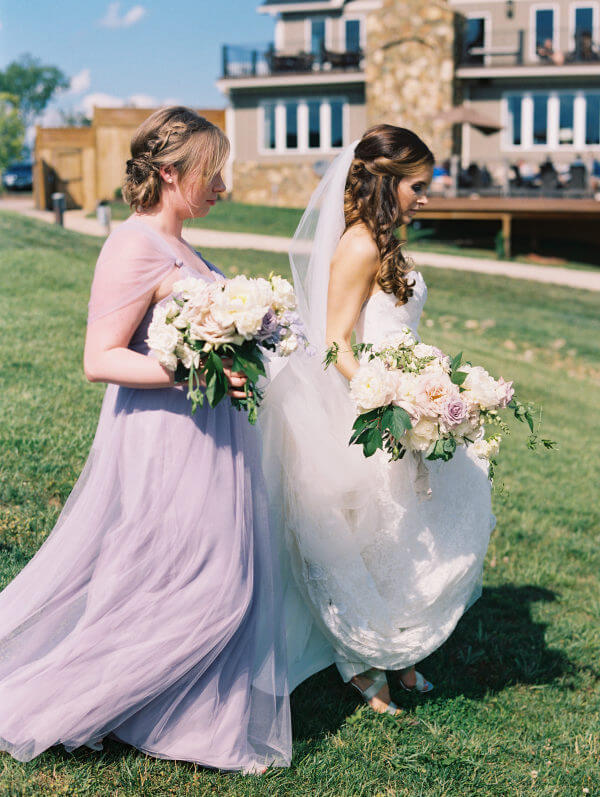 Lavender Bridesmaid dresses for lavender and light purple summer wedding