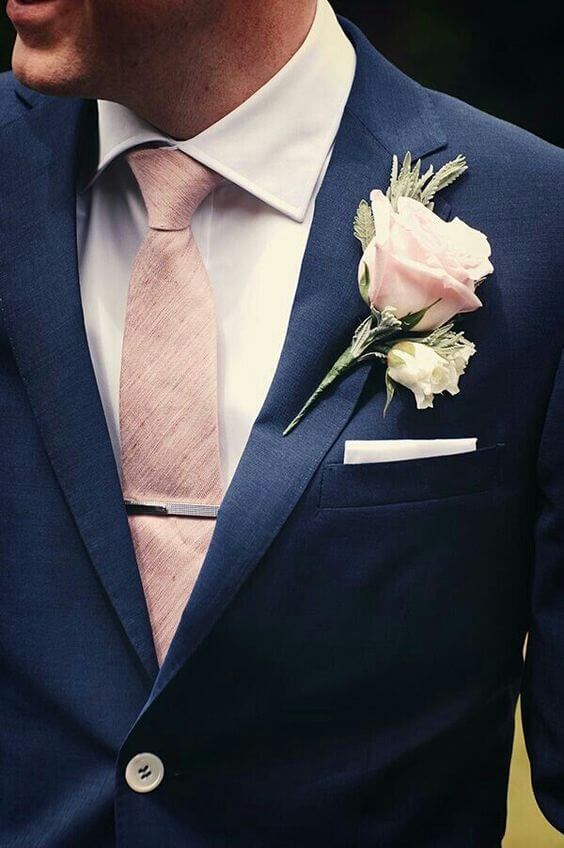 navy mans suit for fall wedding dusty rose and navy 2020