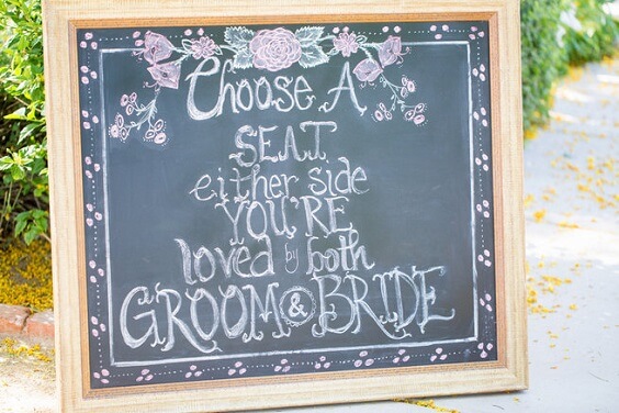 Seating board for pink and greenery March wedding