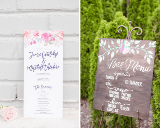 Wedding cards for Blush and Lavender June Wedding 2020