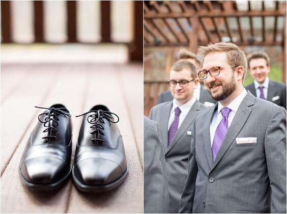 Men's Wearing for Pastel lilac, lavender and grey September wedding 2020