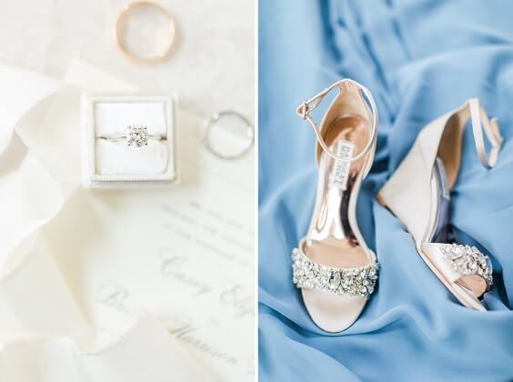 Wedding shoes for Dusty Blue, Blush and Deep Blue September Wedding 2020