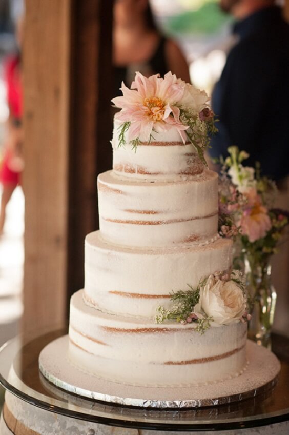 Wedding cake for Sage Green, Clover Green and Grey September Wedding 2020