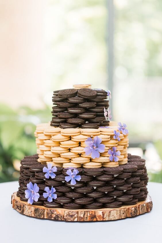 Wedding cake for Lavender, Blush and Grey July Wedding 2020