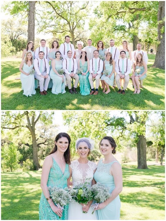 Mint Green Bridesmaid Dresses for Mint Green, White and Khaki July Wedding 2020