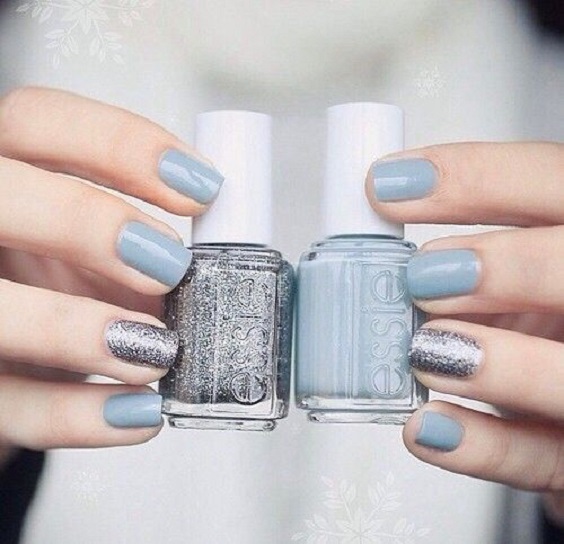 grey and dusty blue nail polish for january wedding colors 2022 grey and dusty blue