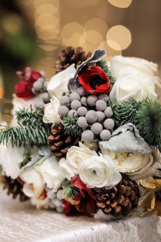maroon white and green bouquet for january wedding colors 2022 maroon green and white