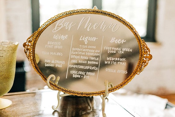 champagne wedding signs for fall wedding colors 2023 champagen and greenery