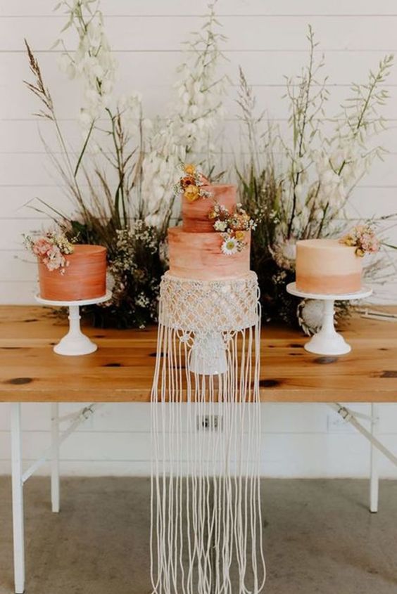 wedding cakes for summer wedding colors 2023 peach