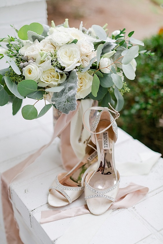 white bridal shoes for sage green wedding colors 2023 sage green and white
