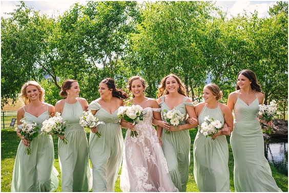 sage green wedding dress