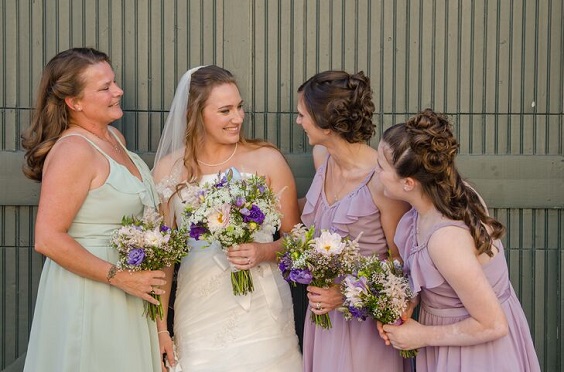 sage green and lavender bridesmaid dresses white bridal gown for sage green wedding colors 2023 sage green and lavender