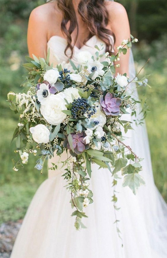 white and lavender flower and sage greenery bridal bouquet for sage green wedding colors 2023 sage green and lavender