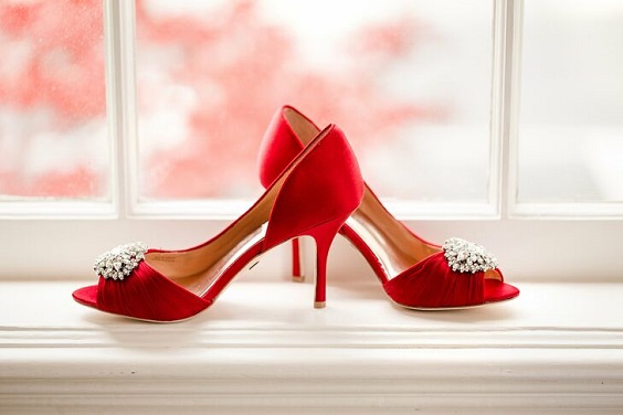 red wedding shoes for red and black wedding colors red black and gold