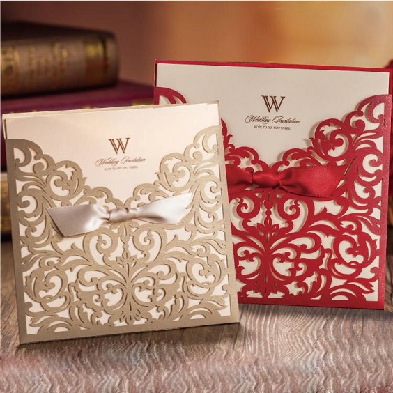 wedding invitations with champagne and red holder for red and black wedding colors red black and champagne