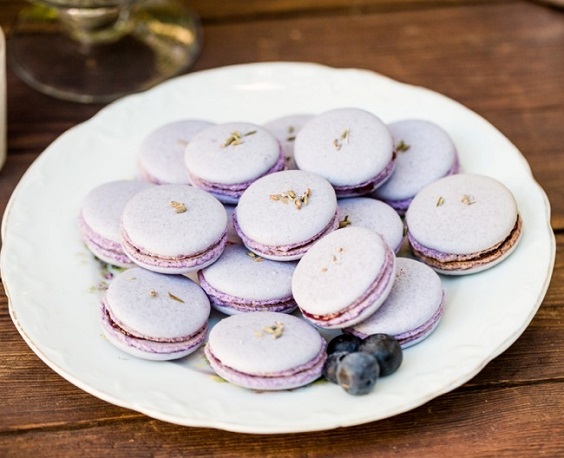 lavender macarons for purple wedding colors 2023 lavender and navy blue