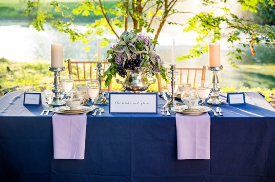 navy blue wedding tablecloth lavender napkins for purple wedding colors 2023 lavender and navy blue