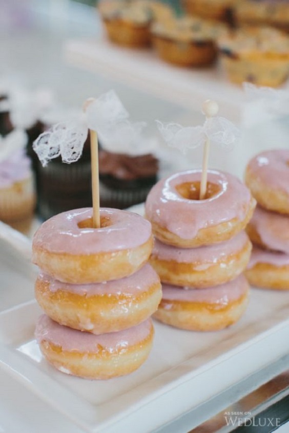 lilac donuts for purple wedding colors 2023 lilac and white