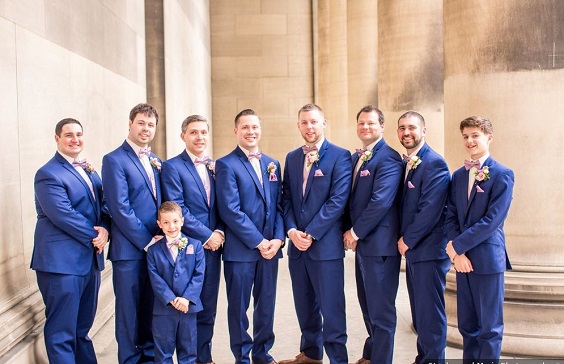 royal blue grooms and groomsmen suits for purple wedding colors 2023 lavender and royal blue