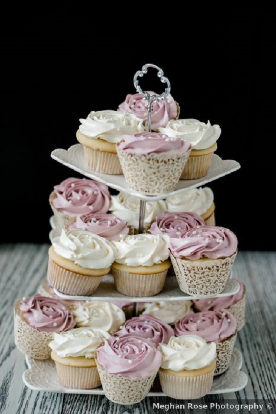mauve and white cupcakes for purple wedding colors 2023 shades of mauve