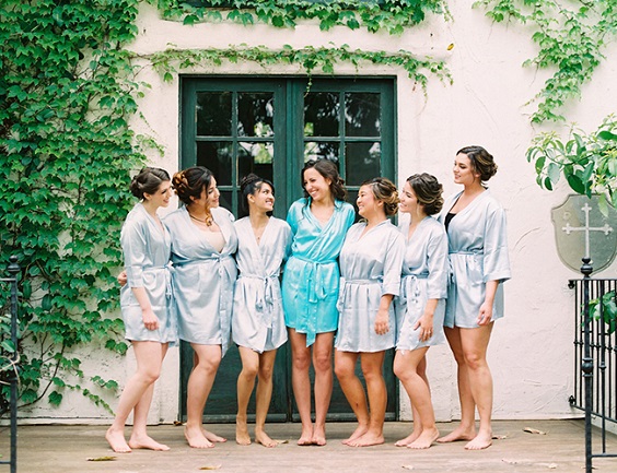 dusty blue floral bridesmaid robes for red wedding colors 2023 red and dusty blue