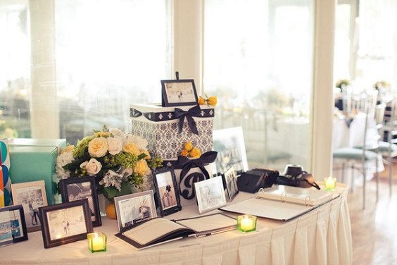 Wedding Table Decorations for Lemon Yellow and Black October Wedding Color Combos 2023