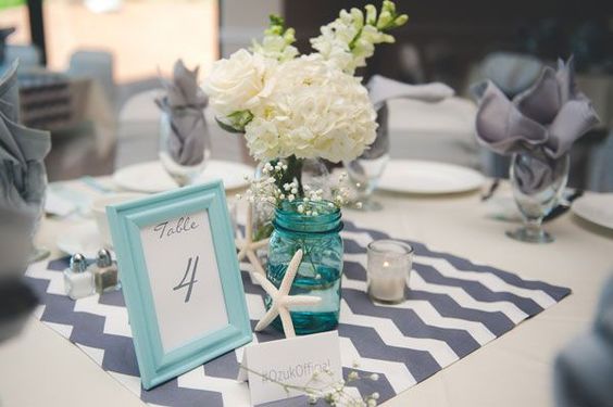 gray wave striped wedding table cloth tiffany blue wedding table number card frame for blue wedding colors 2023 tiffany blue gray and coral