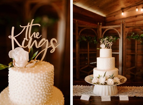 Wedding cakes for Dusty Rose, Black and White Rustic Wedding Color Palettes 2023