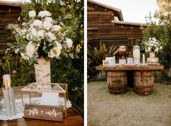 Wedding Decorations for Dusty Rose, Black and White Rustic Wedding Color Palettes 2023